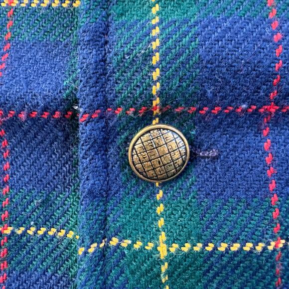 Vtg 1980s Saks Fifth Avenue Toddler Plaid Blazer 3T - Picture 5 of 5